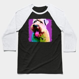 Soft Coated Wheaten Terrier Pop Art - Dog Lover Gifts Baseball T-Shirt